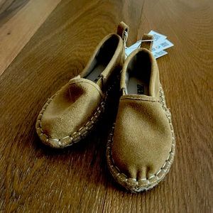 Zara kids tan moccasin